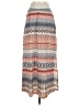 Vanity Print Orange Casual Skirt Size S - photo 1