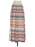 Vanity Print Orange Casual Skirt Size S - photo 2