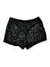 Shein Curve 100% Polyester Metallic Black Shorts Size 18 Plus (3) - photo 2