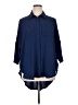 Lularoe 100% Polyester Color Block Blue 3/4 Sleeve Blouse Size XL - photo 1
