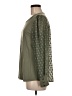 Skies Are Blue Green Long Sleeve Top Size M - photo 5
