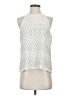 Parker 100% Silk Ivory Sleeveless Silk Top Size S - photo 1