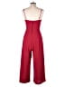 Emerald Sundae Solid Red Jumpsuit Size L - photo 2