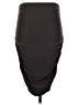 Express Solid Black Formal Skirt Size S - photo 2