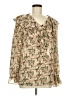Maggie Lawrence 100% Polyester Tan Long Sleeve Blouse Size M - photo 1