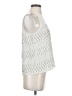 Parker 100% Silk Ivory Sleeveless Silk Top Size S - photo 4