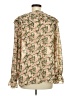 Maggie Lawrence 100% Polyester Tan Long Sleeve Blouse Size M - photo 2