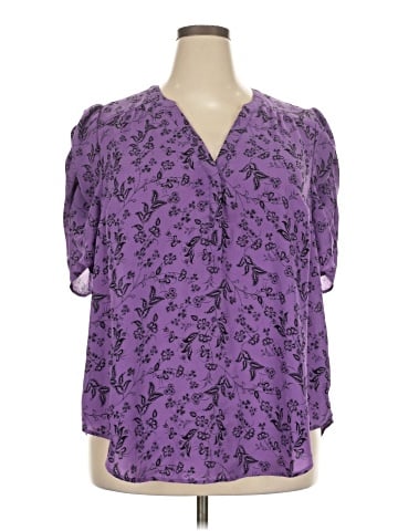 Torrid 3/4 Sleeve Blouse (view 1)