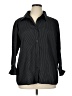 DCC Black 3/4 Sleeve Button-Down Shirt Size 1X - photo 1