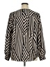 Torrid Chevron-herringbone Black 3/4 Sleeve Blouse Size 1X Plus (1) - photo 2