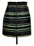 Milly Graphic Black Casual Skirt Size 10 - photo 2