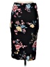 Current Air Floral Black Casual Skirt Size S - photo 2