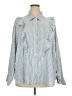 Torrid Blue Long Sleeve Blouse Size 2X Plus (2) - photo 1