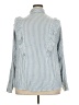 Torrid Blue Long Sleeve Blouse Size 2X Plus (2) - photo 2