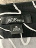AGB Graphic Black Casual Dress Size 16 - photo 7