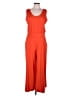 Zuda Solid Orange Jumpsuit Size M - photo 1