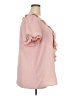 Prettygarden 100% Polyester Pink Short Sleeve Blouse Size XXL - photo 4