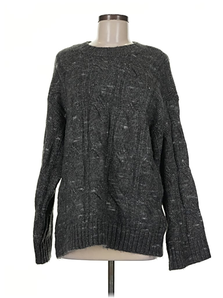 Pre-owned American Eagle Outfitters Pullover Sweater In Gray
