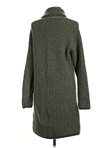 Madewell Oversized Turtleneck Sweater Dress in Geo Print (view 2)