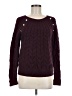 Talbots Chevron-herringbone Burgundy Pullover Sweater Size M - photo 1