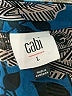 CAbi 100% Polyester Blue Sleeveless Blouse Size L - photo 7