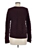 Talbots Chevron-herringbone Burgundy Pullover Sweater Size M - photo 2