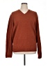 Brooks Brothers 100% Lambswool Solid Brown Wool Pullover Sweater Size XL - photo 1