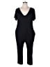 Smash + Tess Solid Black Jumpsuit Size XL - photo 1
