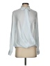 Ivanka Trump 100% Polyester Silver Long Sleeve Blouse Size S - photo 1