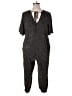 Torrid Metallic Gray Jumpsuit Size 1X Plus (1) - photo 2