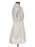 Glam 100% Polyester White Casual Dress Size M - photo 4