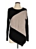 Joan Vass Color Block Black Pullover Sweater Size L - photo 1