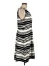Merona Stripes Black Casual Dress Size L - photo 4