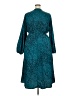 Simplee 100% Polyester Teal Casual Dress Size 3X - photo 2