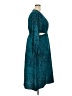 Simplee 100% Polyester Teal Casual Dress Size 3X - photo 4