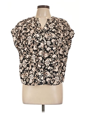 Melrose and Market Short Sleeve Blouse (view 1)