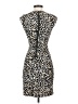 H&M Animal Print Brown Cocktail Dress Size 4 - photo 2