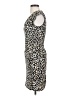 H&M Animal Print Brown Cocktail Dress Size 4 - photo 5
