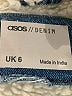 ASOS 100% Cotton Blue Denim Jacket Size 2 - photo 6