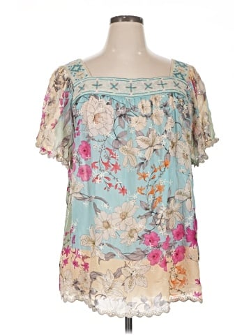 Johnny Was Short Sleeve Blouse (view 1)