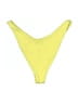 L Space Solid Yellow Swimsuit Bottoms Size M (estimated) - photo 2
