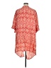 wonderly 100% Rayon Orange Cardigan Size XL - photo 2