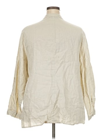 Grace Elements 3/4 Sleeve Button-Down Shirt (view 2)