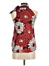 Julie's Closet Red Sleeveless Blouse Size M - photo 2