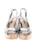 Stuart Weitzman Silver Wedges Size 9 - photo 2