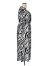 ASOS Design Animal Print Multi Color Silver Cocktail Dress Size 14 - photo 4