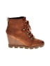 Sorel 100% Leather Brown Ankle Boots Size 9 - photo 1