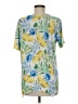 Southern Lady Tropical Yellow Short Sleeve Blouse Size M - photo 2