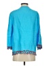 J.Crew 100% Linen Blue 3/4 Sleeve Blouse Size S - photo 2