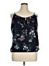 Maurices 100% Polyester Blue Sleeveless Blouse Size 16 (1) - photo 1